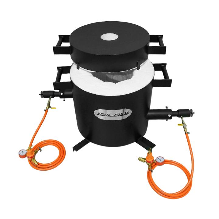 USA Gas Schmelzofen Propan Schmiede Kit 1400°C/2552°F Voll Edelstahl 304